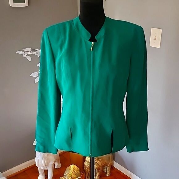 Vintage adrianna papell blazer sz 10 - Picture 1 of 6